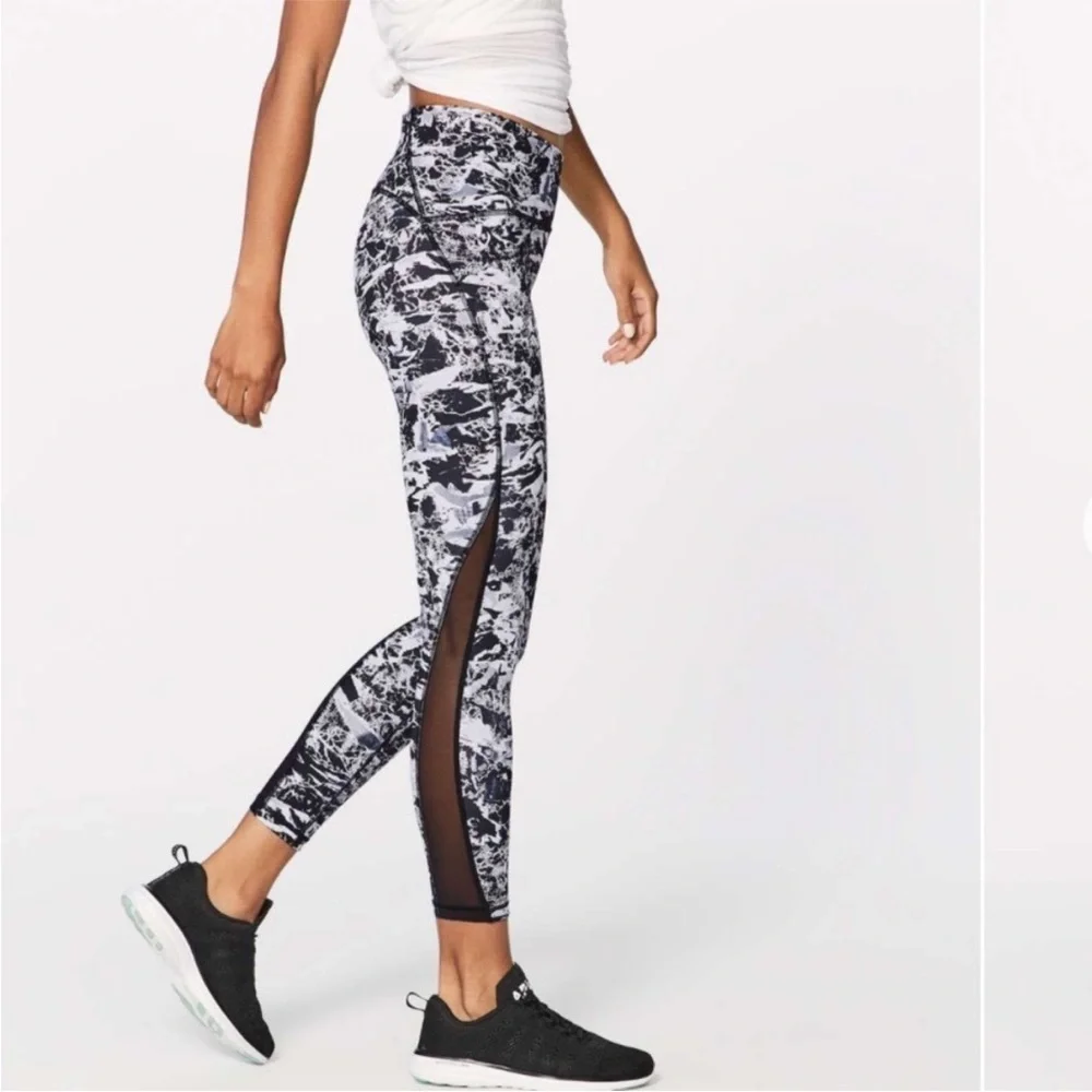 LULULEMON Train Times Athletic Full Length Leggings in Interlaced Starlight